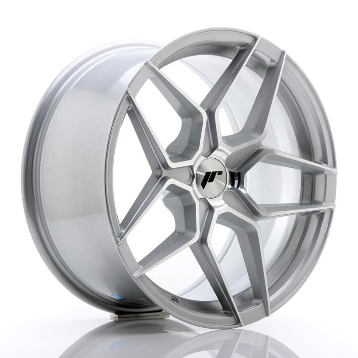 JR Wheels JR34 18x9 ET20-42 5H BLANK Silver Machined Face