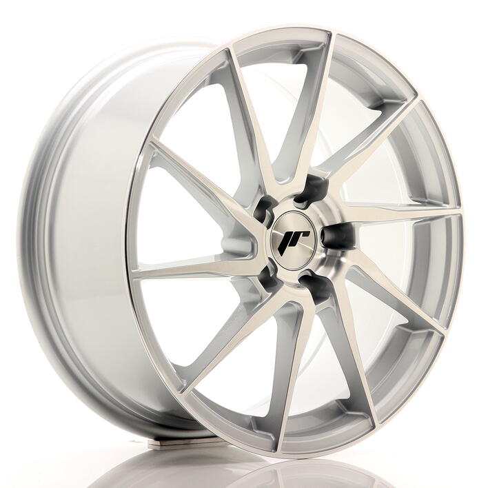 JR Wheels JR36 18x8 ET45 5x112 Silver Brushed Face