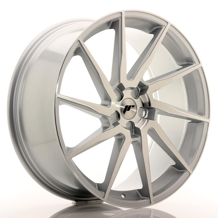 JR Wheels JR36 23x10 ET30-55 5H BLANK Silver Brushed Face