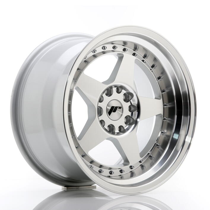 JR Wheels JR6 17x10 ET20 5x114/120 Silver Machined Face