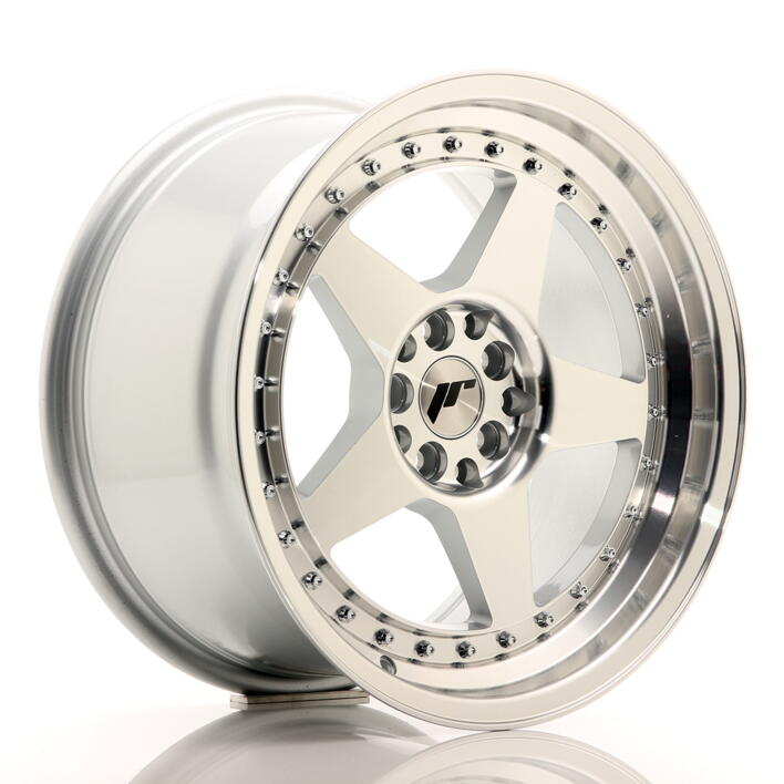 JR Wheels JR6 17x9 ET35 5x100/114 Silver Machined Face