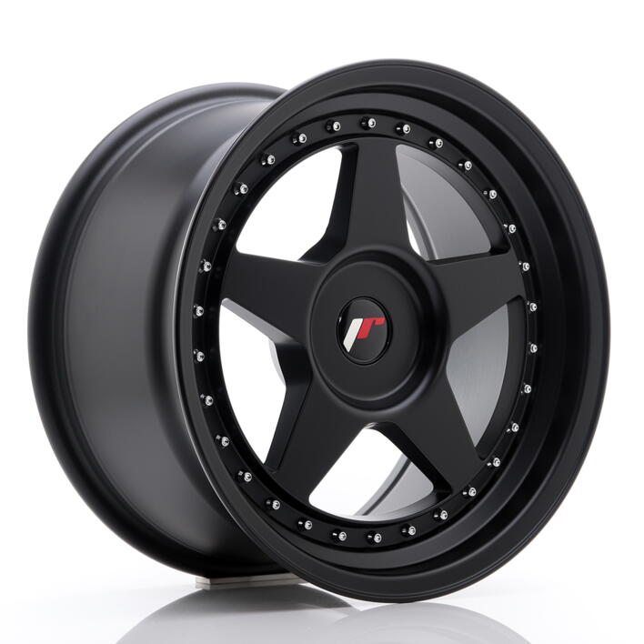 JR Wheels JR6 17x9 ET20-35 BLANK Matt Black