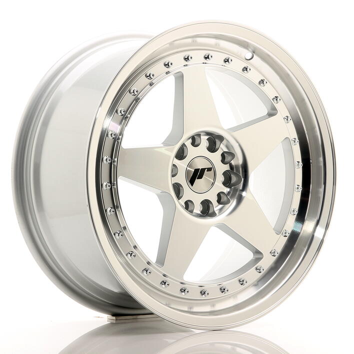 JR Wheels JR6 18x8,5 ET35 5x100/120 Silver Machined Face