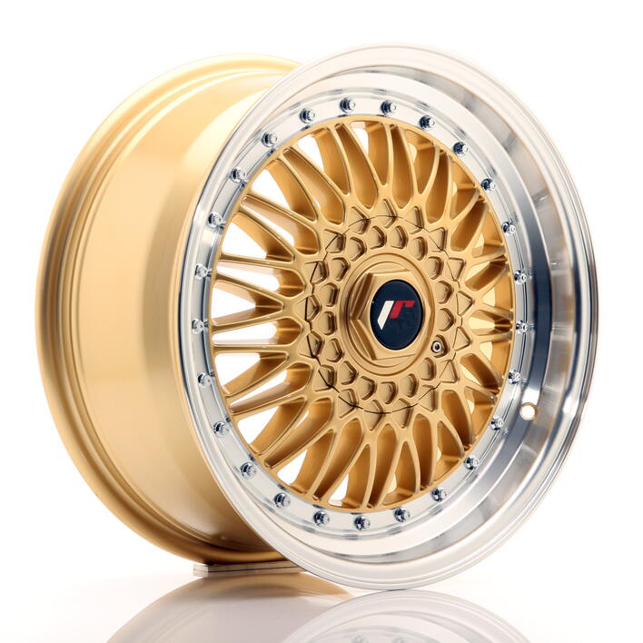 JR Wheels JR9 17x7,5 ET20 BLANK Gold w/Machined Lip