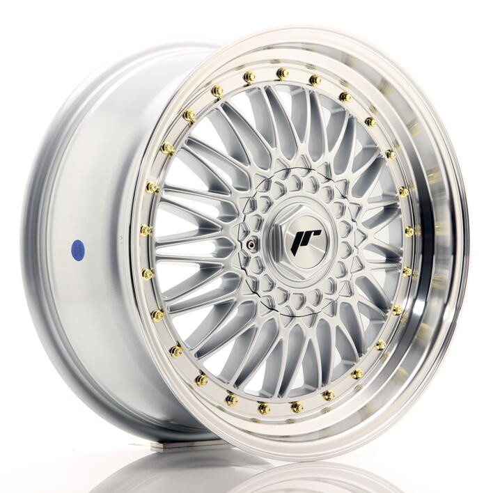 JR Wheels JR9 18x8 ET40 5x112/114 Silver w/Machined Lip