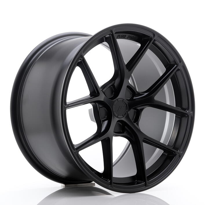 JR Wheels SL01 18x10,5 ET25-38 5H BLANK Matt Black