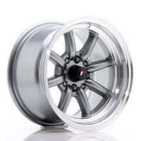 JR Wheels JR19 14x8 ET-13 4x100/114 Gun Metal w/Machined Lip