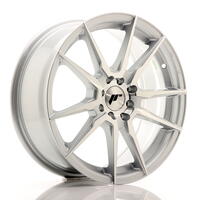 JR Wheels JR21 17x7 ET40 4x100/114 Silver Machined Face