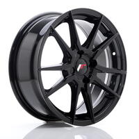 JR Wheels JR21 17x7 ET25-40 4H BLANK Glossy Black