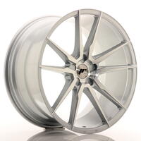 JR Wheels JR21 21x11 ET15-55 5H BLANK Silver Machined Face