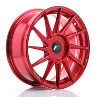 JR Wheels JR22 17x7 ET35-40 BLANK Platinum Red