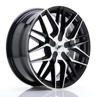 JR Wheels JR28 17x7 ET20-45 BLANK Black Machine