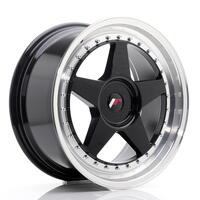 JR Wheels JR6 18x8,5 ET35-40 BLANK Gloss Black w/Machined