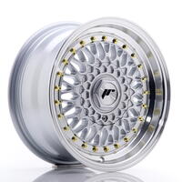 JR Wheels JR9 15x7 ET20 4x100/108 Silver w/Machined Lip