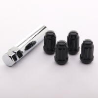 Anti-theft lug nuts JR ATN1 - 12x1,25 Black